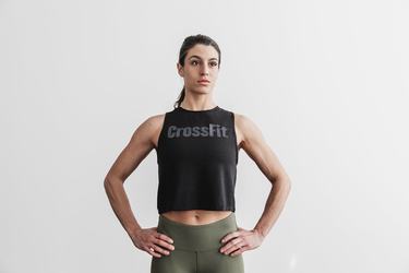 Nobull Crossfit® Muscle Women's Tank Tops Black | Australia (XA6391)